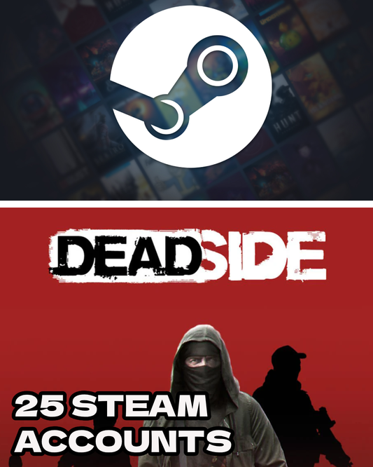 25 Deadside Steam Accounts (PC) - Steam Account - GLOBAL Original Gmail Access